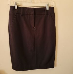 Black 0P LOFT Pencil Skirt NWT